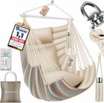 Hangstoel - Binnen & Buiten - Hangschommel - Tot 150kg - Wit, Verzenden, Nieuw