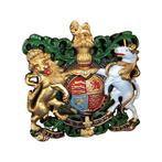 Brits koninklijk wapen - Plaque - Gegoten metaal