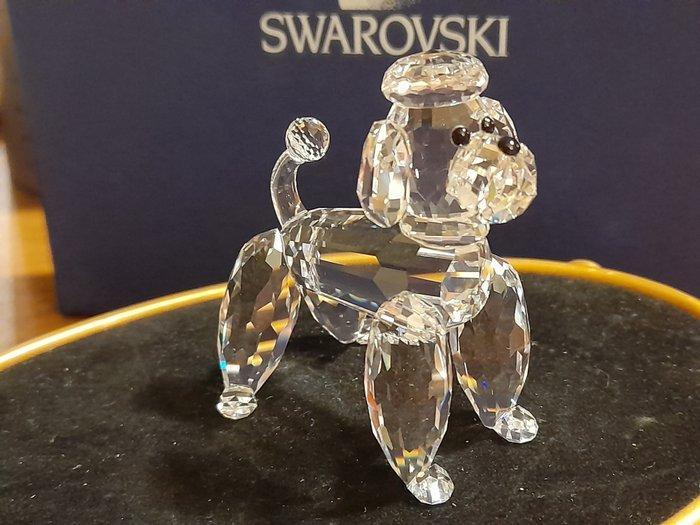 Swarovski - Beeldje - Poodle standing 167571 - Kristal, Antiek en Kunst, Curiosa en Brocante