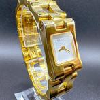 Gucci - Gold White Dial - Sans Prix de Réserve - 2305L -, Handtassen en Accessoires, Horloges | Heren, Nieuw