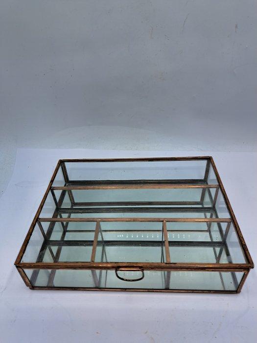 Vitrine - Vitrine Swarovski - Verre - Cinq compartiments, Antiek en Kunst, Curiosa en Brocante