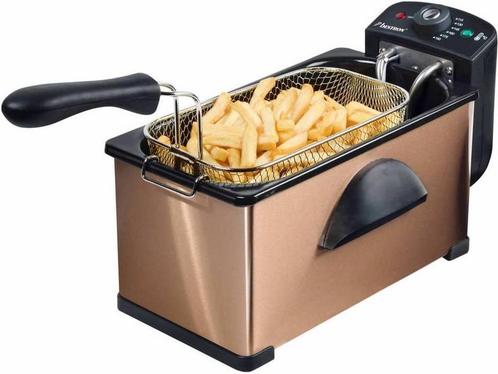 Bestron friteuse met koude zone, frituurpan met mand,, Elektronische apparatuur, Frituurpannen, Zo goed als nieuw, Verzenden