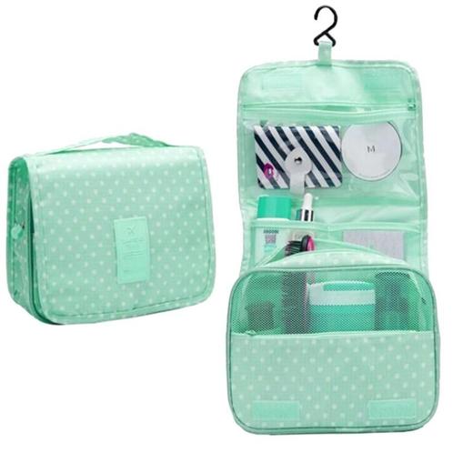 Fako Fashion® - Toilettas Met Haak - Travel Bag - Organizer, Handtassen en Accessoires, Toilettassen, Verzenden