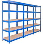 10 x Q-Rax Stellingkasten - 90x50x180 cm - Blauw, Verzenden