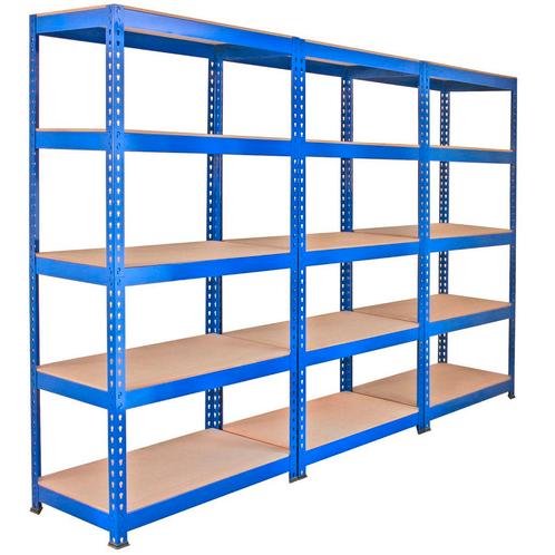 10 x Q-Rax Stellingkasten - 90x50x180 cm - Blauw, Articles professionnels, Aménagement de Bureau & Magasin | Entrepôt, Rayonnage & Stockage