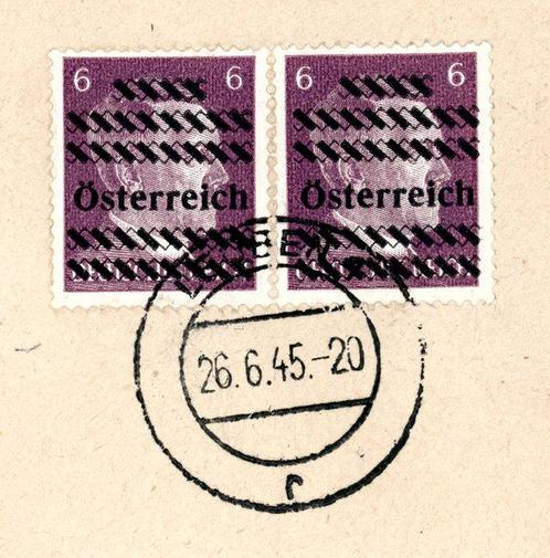 Autriche 1945 - Autriche - édition locale de Leoben - Brief, Postzegels en Munten, Postzegels | Europa | Oostenrijk