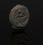 Oude Egypte, late periode Speksteen Scarabee met menselijke, Verzamelen