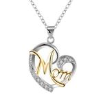 Fako Bijoux - Ketting Mom Hart - Mama Ketting - Hartje -, Verzenden, Nieuw