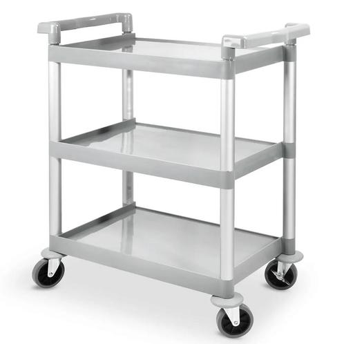 Serveerwagen | Kunststof | 3 Niveaus (615x400) | Wielen, Zakelijke goederen, Horeca | Keukenapparatuur, Nieuw in verpakking, Verzenden