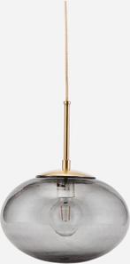 House Doctor Hanglamp Opal Grijs 35 x 30 2,5m snoer, Huis en Inrichting, Verzenden, Nieuw