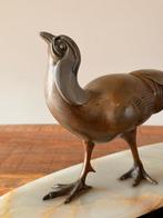 sculptuur, Sculpture Faisan art déco - 26 cm - Gepatineerd