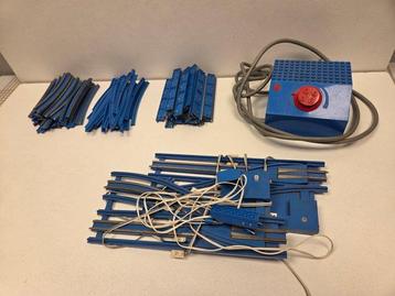 Lego Pièces - Classic, Train - Lego blauwe treinrails met