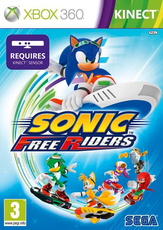 Sonic Free Riders-Standaard (Xbox 360) Gebruikt, Games en Spelcomputers, Games | Xbox 360, Ophalen of Verzenden