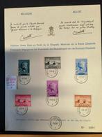 België 1937/1942 - 16 Herdenkingsbladen HF/FS zegels tussen