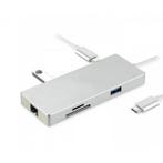 DrPhone Premium 7 in 1 - Type-C Hub- HDMI Adapter 2K +, Computers en Software, Overige Computers en Software, Verzenden, Nieuw