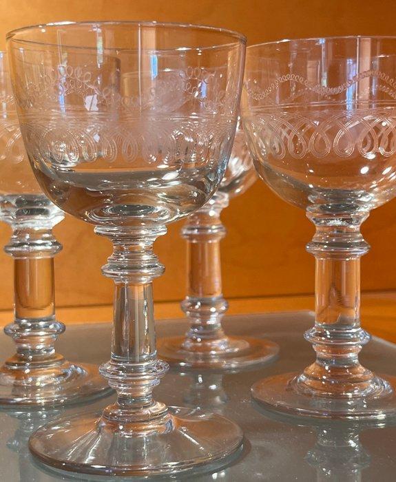 Val Saint Lambert - Wijnglas (6) - Glas - Service Lothaire, Antiek en Kunst, Antiek | Glaswerk en Kristal