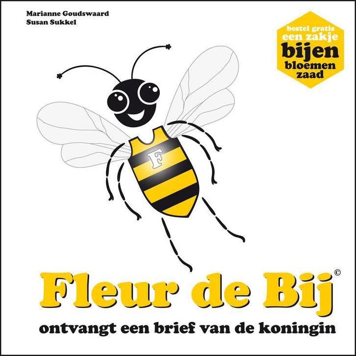 Fleur de Bij ontvangt een brief van de koningin Susan Sukkel, Boeken, Kinderboeken | Baby's en Peuters, Gelezen, Verzenden