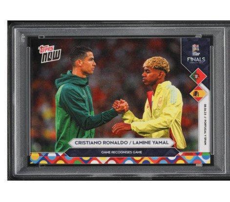 2025 Topps Now Lamine Yamal, Cristiano Ronaldo #8 - UEFA, Verzamelen, Stickers