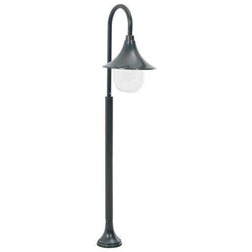 vidaXL Paalverlichting tuin E27 120 cm aluminium donkergroen, Tuin en Terras, Buitenverlichting, Nieuw, Verzenden