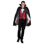 Halloween Cape Zwart 1,2m, Hobby en Vrije tijd, Feestartikelen, Verzenden, Nieuw