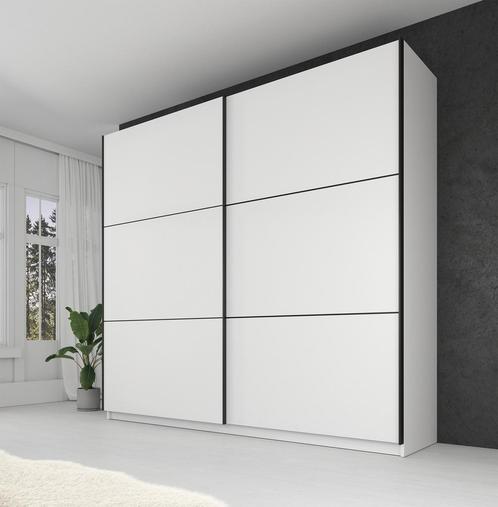 Kledingkast - Wit - 217 x 63 x 210 cm - Garderobekasten, Maison & Meubles, Armoires | Autre, Envoi