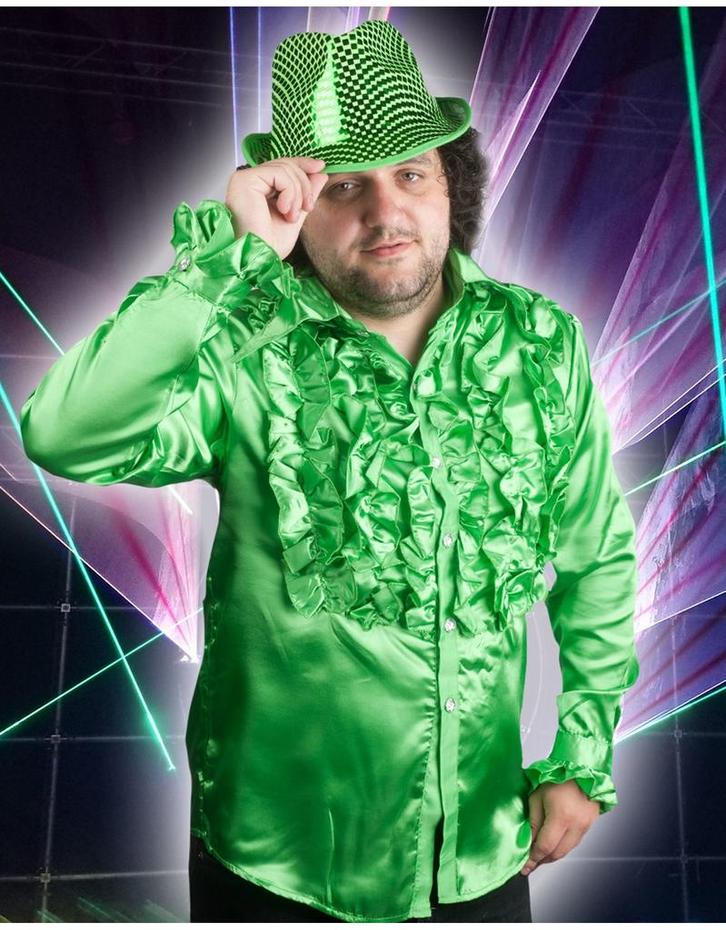 Disco hemd verschillende kleuren, Hobby en Vrije tijd, Feestartikelen, Ophalen of Verzenden