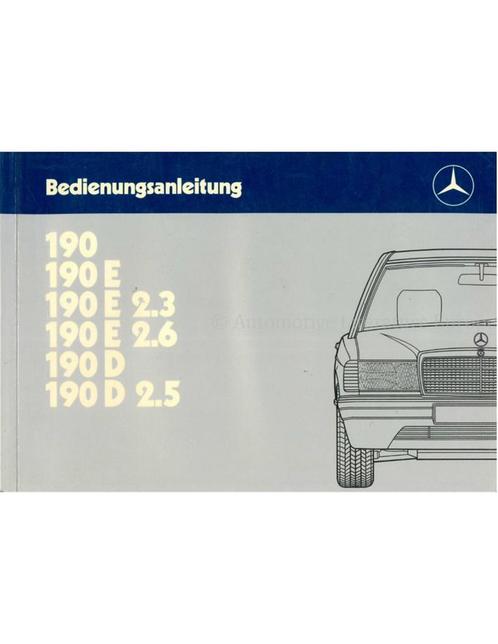 1986 MERCEDES BENZ 190 INSTRUCTIEBOEKJE DUITS, Auto diversen, Handleidingen en Instructieboekjes