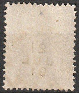 Pays-Bas 1872 - avec un magnifique, rare petit cachet rond, Postzegels en Munten, Postzegels | Nederland