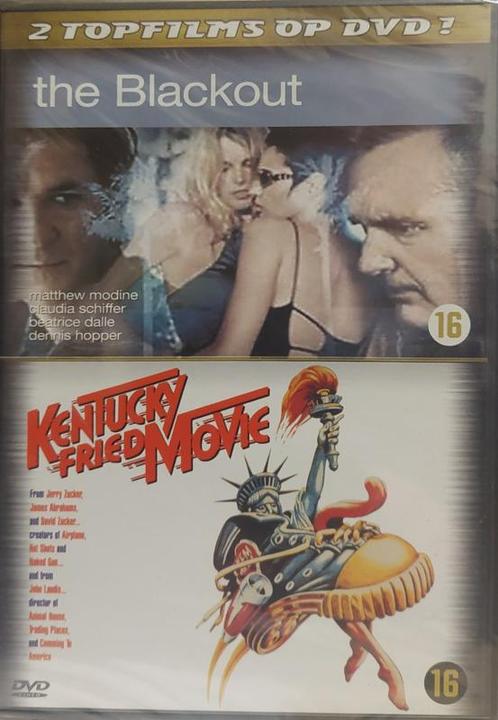 2 films op 1 dvd The Blackout en Kentucky Fried Movie (dvd, CD & DVD, DVD | Action, Enlèvement ou Envoi