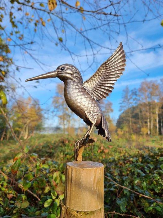 Vliegende kolibrie - Beeldje - Natuurlijke vibe - Metaal, Antiek en Kunst, Curiosa en Brocante