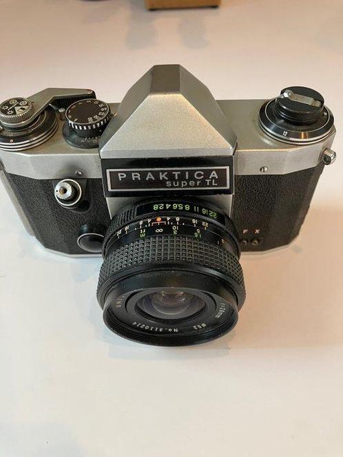 Praktica Super TL + Unitax 2,8/28mm - M42 Analoge camera, Audio, Tv en Foto, Fotocamera's Analoog