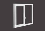 PVC raam draaikiep vast b150xh130 cm wit, Doe-het-zelf en Bouw, Glas en Ramen, Gevelraam of Ruit, 120 tot 160 cm, Nieuw, Ophalen of Verzenden