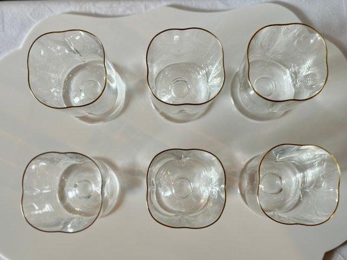 Murano - Carlo Moretti - Wijnglas (6) - Muranoglas - Nooit, Antiek en Kunst, Antiek | Meubels | Tafels