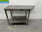 Table de travail en acier inoxydable 140/100 x 60 x 90 cm, Verzenden