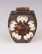 Bouteille de tabac à priser - Ecaille, Os - Chinese Snuff