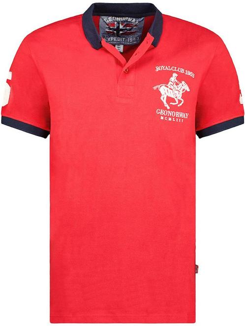 Geographical Norway Polo Kolton Rood, Kleding | Heren, T-shirts, Verzenden