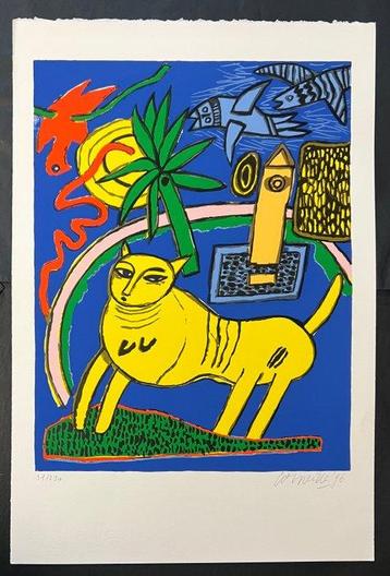 Corneille (1922-2010) - Le Chat jaune