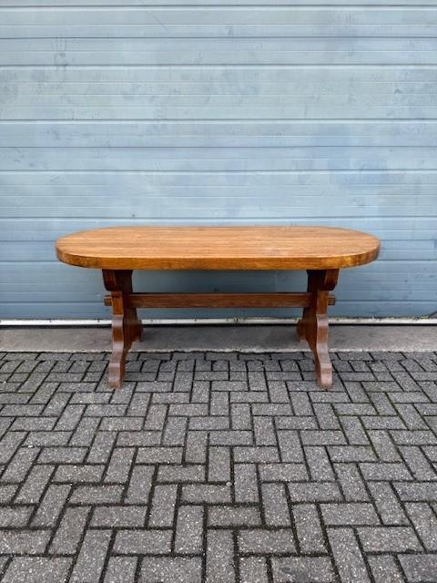 Gebruikte Café Stamtafel - T1806- Vintage/Café, Huis en Inrichting, Tafels | Eettafels, Ophalen