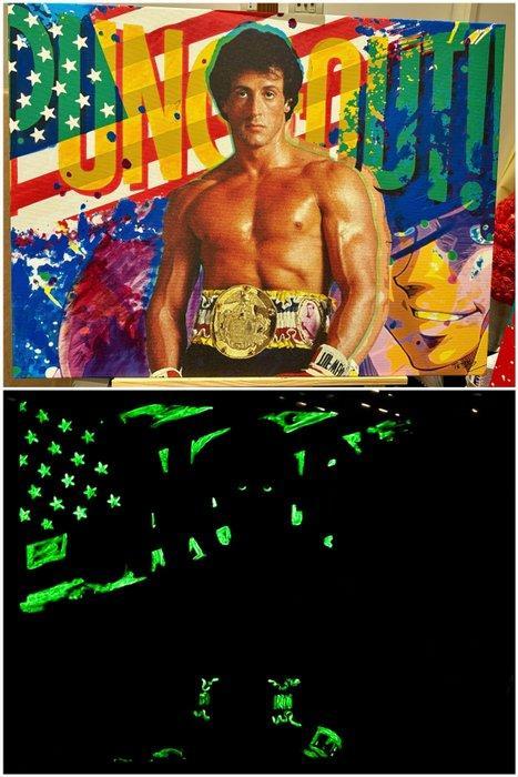 Tetsu (1979) - The italian stallion, Antiek en Kunst, Kunst | Schilderijen | Modern
