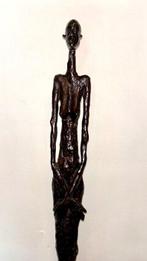 Abdoulaye Derme - sculptuur, Femme Filiforme - 100 cm -