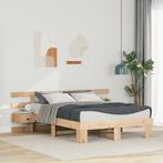 vidaXL Bedframe met lade Bruin 120 x 190 cm Massief, Huis en Inrichting, Verzenden, Nieuw