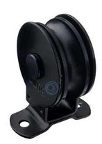 Katrol 50mm staand model met polyamide wiel zwart, Verzenden, Nieuw