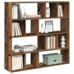 vidaXL Boekenkast/kamerscherm 105x24x102 cm oud houtkleurig, Huis en Inrichting, Verzenden, Nieuw