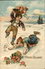 Fantasie, Nieuwjaar - Ansichtkaart (95) - 1900-1980, Verzamelen, Gelopen