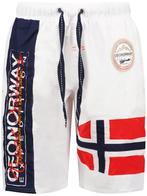 Geographical Norway Zwembroek Quemen Wit, Vêtements | Hommes, Pantalons, Verzenden