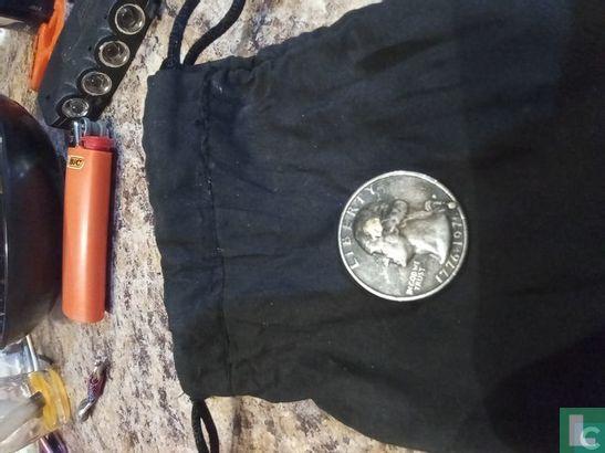 Verenigde Staten ¼ dollar 1976 (D - misslag) 200th anniv.., Timbres & Monnaies, Monnaies | Amérique, Envoi