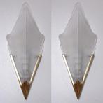 IKEA - Wandlamp - Glas, Messing, Metaal - Twee wandlampen, Antiek en Kunst