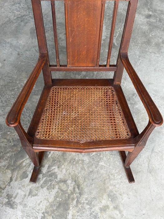 stile Stickley - Schommelstoel - Hout, paglia di Vienna -, Antiek en Kunst, Kunst | Designobjecten