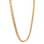 Halsketting - 14 karaat Geel goud - Koninklijke ketting 4 mm, Nieuw