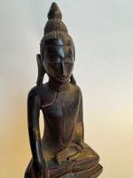 Birmaanse Shan Boeddha - Brons - Myanmar - Begin 20e eeuw, Antiek en Kunst